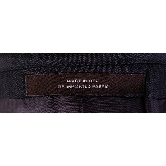 Joseph Abboud Mens Solid 3 Button Blazer Grey Wool Size 40 Regular - Picture 12 of 15